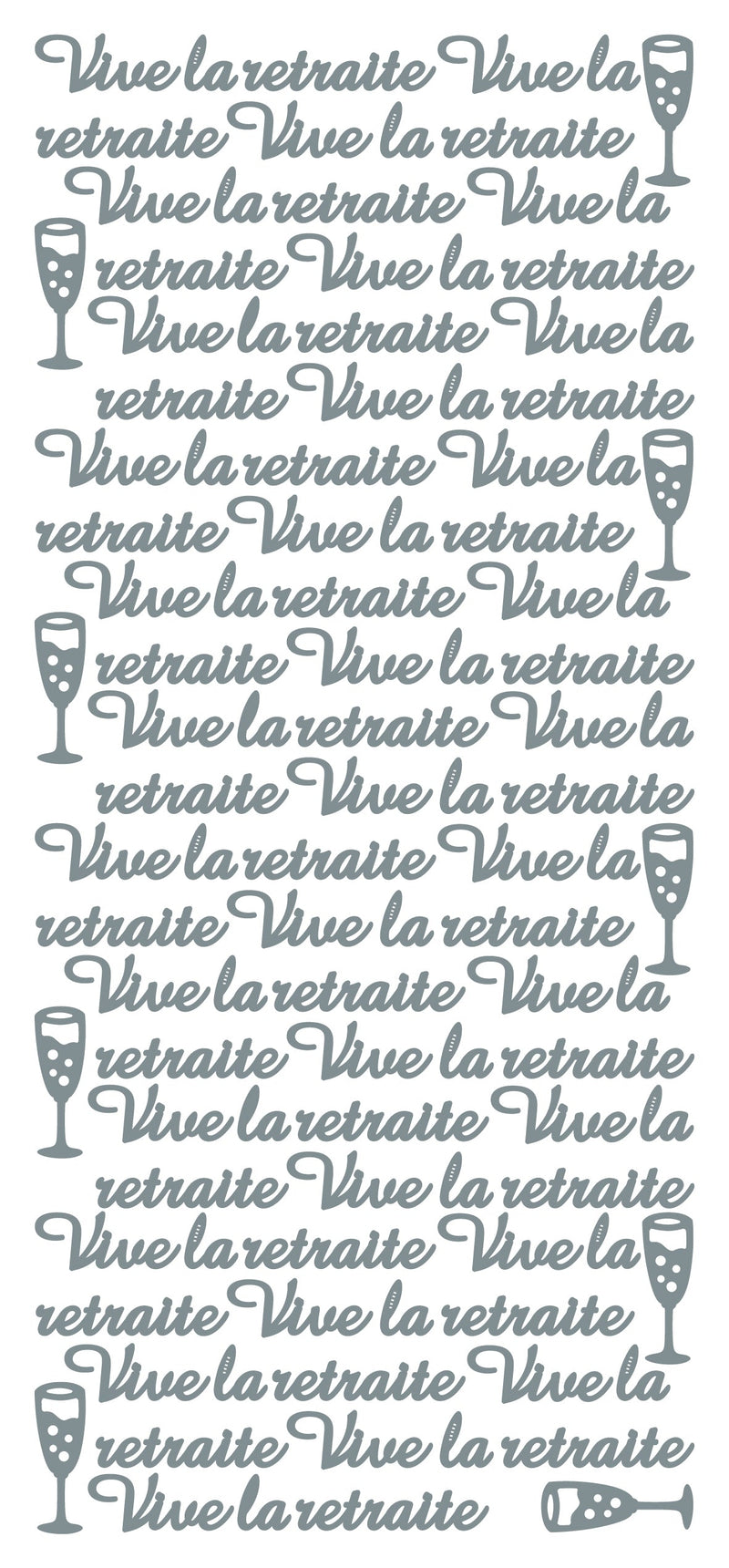 Pegatinas despegables - Vive la retraite-2