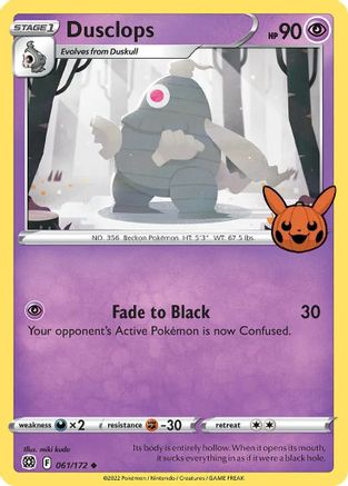 Dusclops 61 - Trick or Trade BOOster Bundle-1