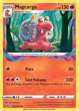 Magcargo 22/196 - SWSH11 Lost Origin-1