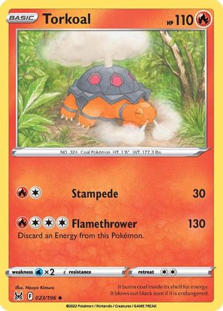 Torkoal 23/196 - SWSH11 Lost Origin-1