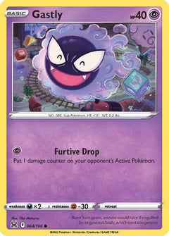 Gastly 64/196 - SWSH11 Lost Origin Reverse Holofoil-1