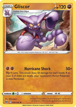 Gliscor 96/196 - SWSH11 Lost Origin-1