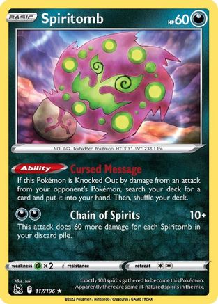 Spiritomb 117/196 - SWSH11 Lost Origin-1