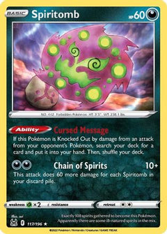 Spiritomb 117/196 - SWSH11 Lost Origin-1