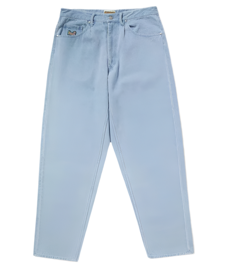 HUF 'Cromer' Washed Baggy Jeans - Light Blue-1