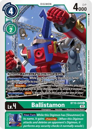 Ballistamon (BT10-049) - Xros Encounter-1