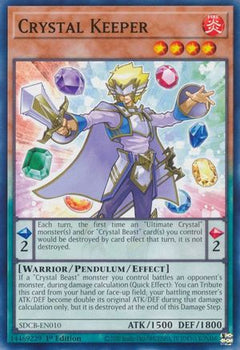 Crystal Keeper (SDCB-EN010) - Structure Deck: Legend of the Crystal Beasts 1st Edition-1