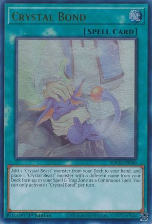 Crystal Bond (SDCB-EN046) - Structure Deck: Legend of the Crystal Beasts 1st Edition-1