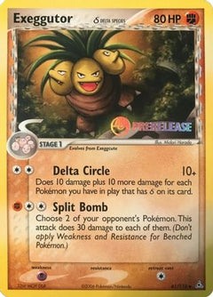 Exeggutor (Delta Species) - 41/110 (Prerelease) - Nintendo Promos-1
