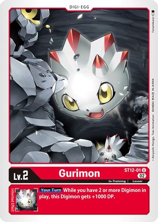 Gurimon (ST12-01) - Starter Deck 12: Jesmon-1