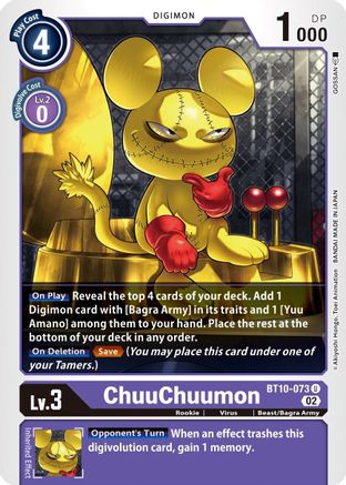 ChuuChuumon (BT10-073) - Xros Encounter-1