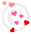 Frog's Whiskers Ink Stamps - Tiny Hearts-1