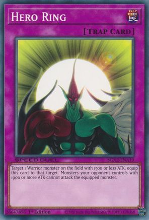 Hero Ring (SGX2-ENA19) - Speed Duel GX: Midterm Paradox 1st Edition-1