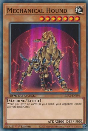 Mechanical Hound (SGX2-ENB06) - Speed Duel GX: Midterm Paradox 1st Edition-1