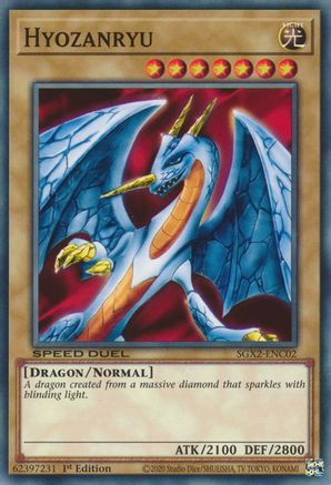 Hyozanryu (SGX2-ENC02) - Speed Duel GX: Midterm Paradox 1st Edition-1