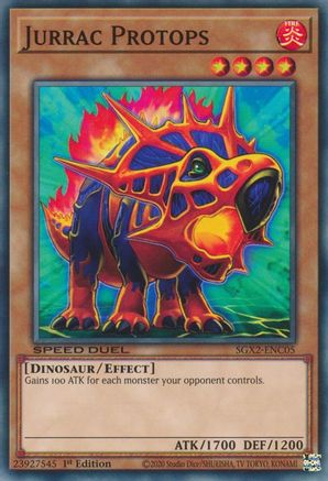 Jurrac Protops (SGX2-ENC05) - Speed Duel GX: Midterm Paradox 1st Edition-1