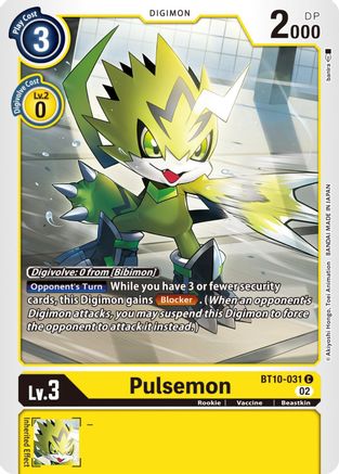 Pulsemon (BT10-031) - Xros Encounter-1