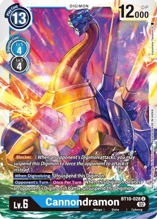 Cannondramon (BT10-028) - Xros Encounter-1