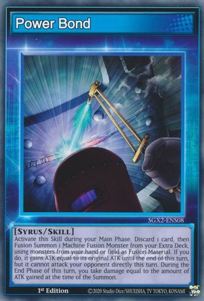 Power Bond (SGX2-ENS08) - Speed Duel GX: Midterm Paradox 1st Edition-1