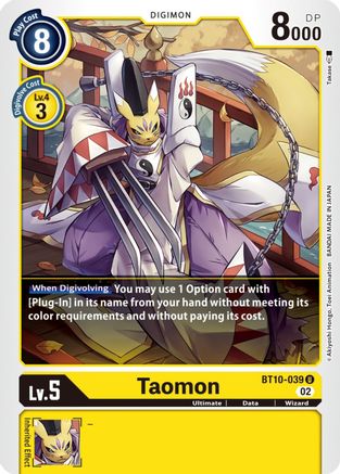 Taomon (BT10-039) - Xros Encounter-1