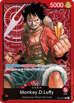 Monkey.D.Luffy (001) (ST01-001) - Starter Deck 1: Straw Hat Crew Foil-1