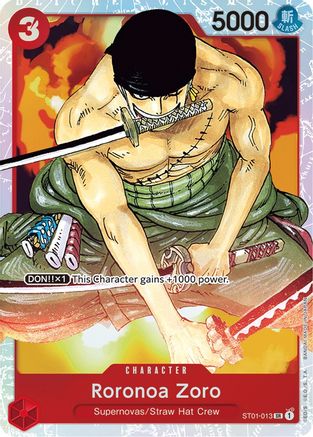 Roronoa Zoro (ST01-013) - Starter Deck 1: Straw Hat Crew Foil-1
