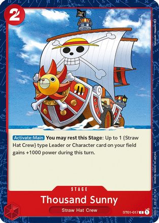 Thousand Sunny (ST01-017) - Starter Deck 1: Straw Hat Crew-1