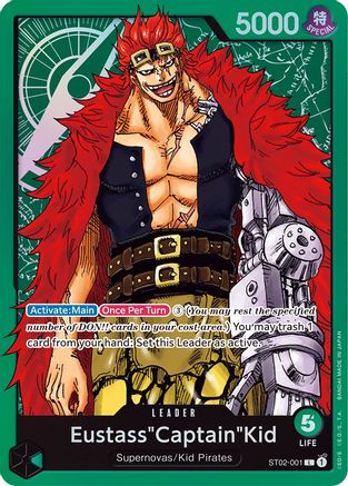Eustass"Captain"Kid (001) (ST02-001) - Starter Deck 2: Worst Generation Foil-1