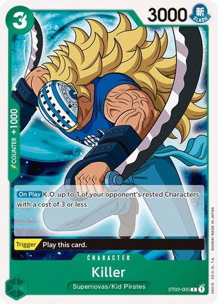 Killer (ST02-005) - Starter Deck 2: Worst Generation-1