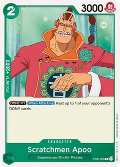 Scratchmen Apoo (ST02-008) - Starter Deck 2: Worst Generation-1