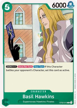 Basil Hawkins (ST02-010) - Starter Deck 2: Worst Generation-1