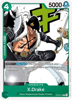 X.Drake (ST02-014) - Starter Deck 2: Worst Generation-1