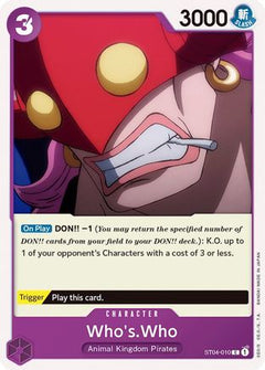Who's.Who (ST04-010) - Starter Deck 4: Animal Kingdom Pirates-1