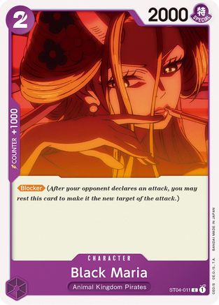 Black Maria (ST04-011) - Starter Deck 4: Animal Kingdom Pirates-1