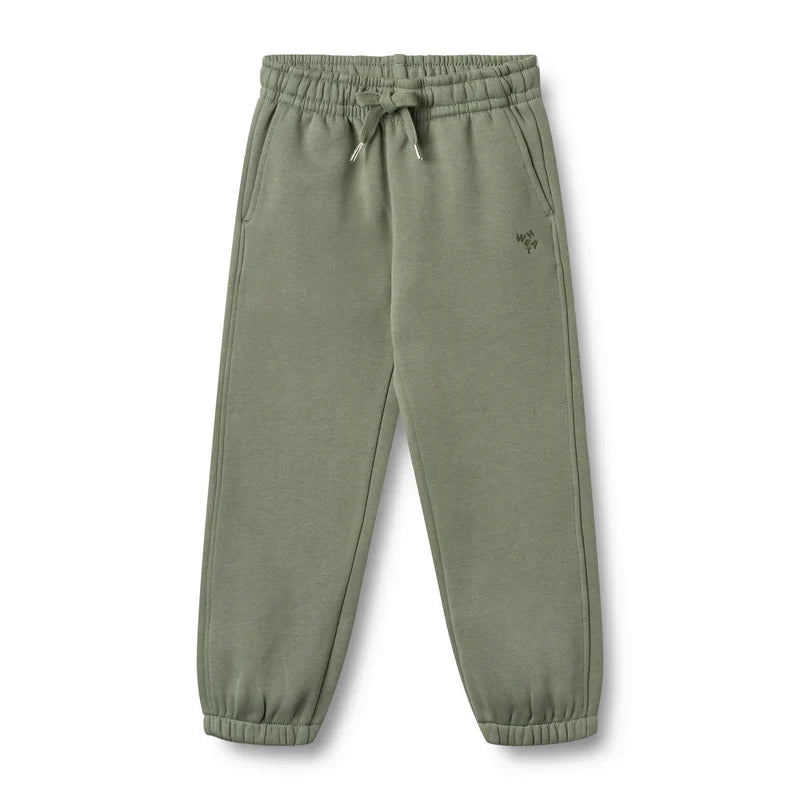 Sweatpants Cruz | Dusty Green | Wheat Kids-1