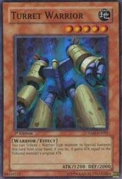 Turret Warrior (CRMS-EN001) - Crimson Crisis 1st Edition-1
