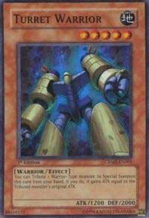 Turret Warrior (CRMS-EN001) - Crimson Crisis 1st Edition-1
