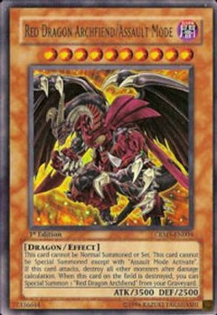 Red Dragon Archfiend/Assault Mode (CRMS-EN004) - Crimson Crisis 1st Edition-1