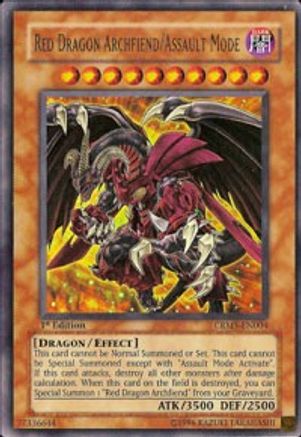 Red Dragon Archfiend/Assault Mode (CRMS-EN004) - Crimson Crisis 1st Edition-1