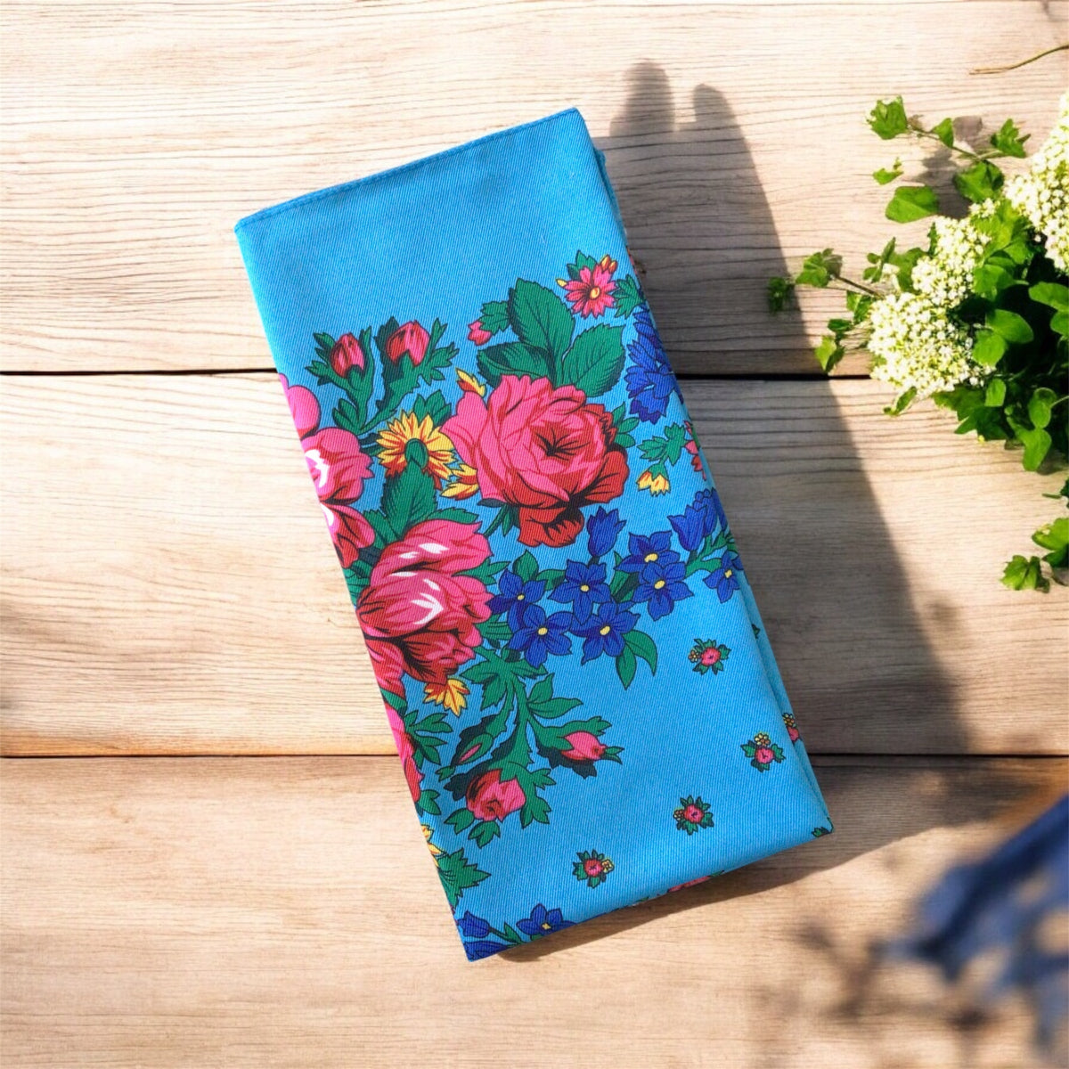 Turquoise Kokum Scarf