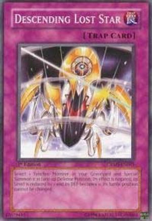 Descending Lost Star (CRMS-EN065) - Crimson Crisis 1st Edition-1