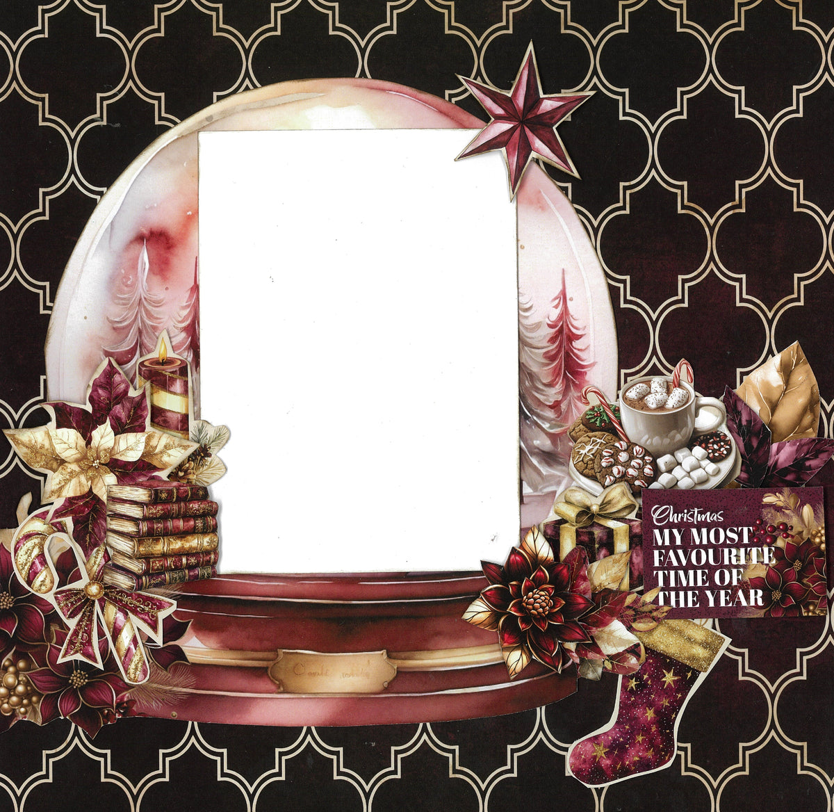 3Quarter Designs Couronne de fée dragée 12x12 - Papier de création et découpes-7