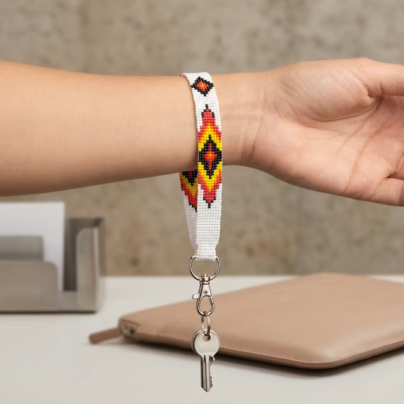 Silver Native American Style Wrist Lanyard-2