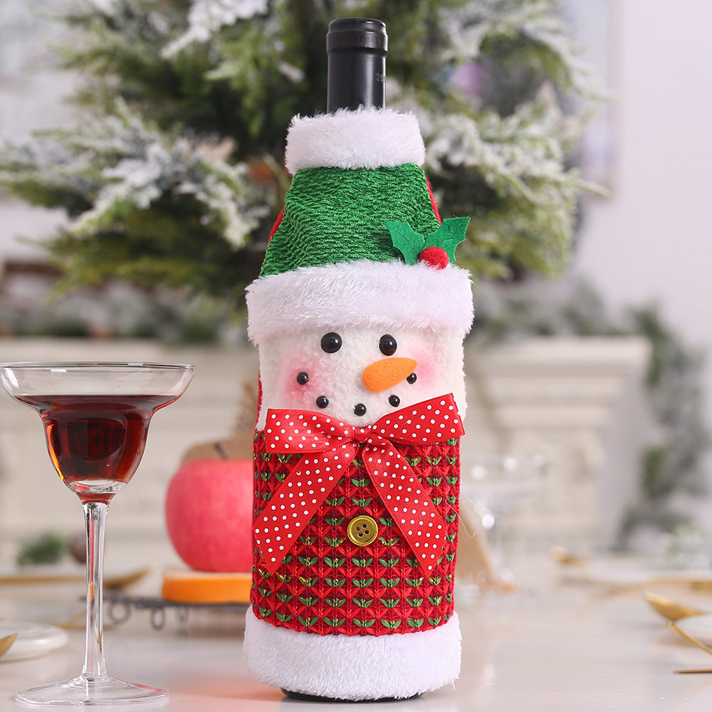 Christmas Decorations Christmas Wine Bottle Socks-21