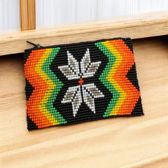 Half Star Beaded coin purse-2
