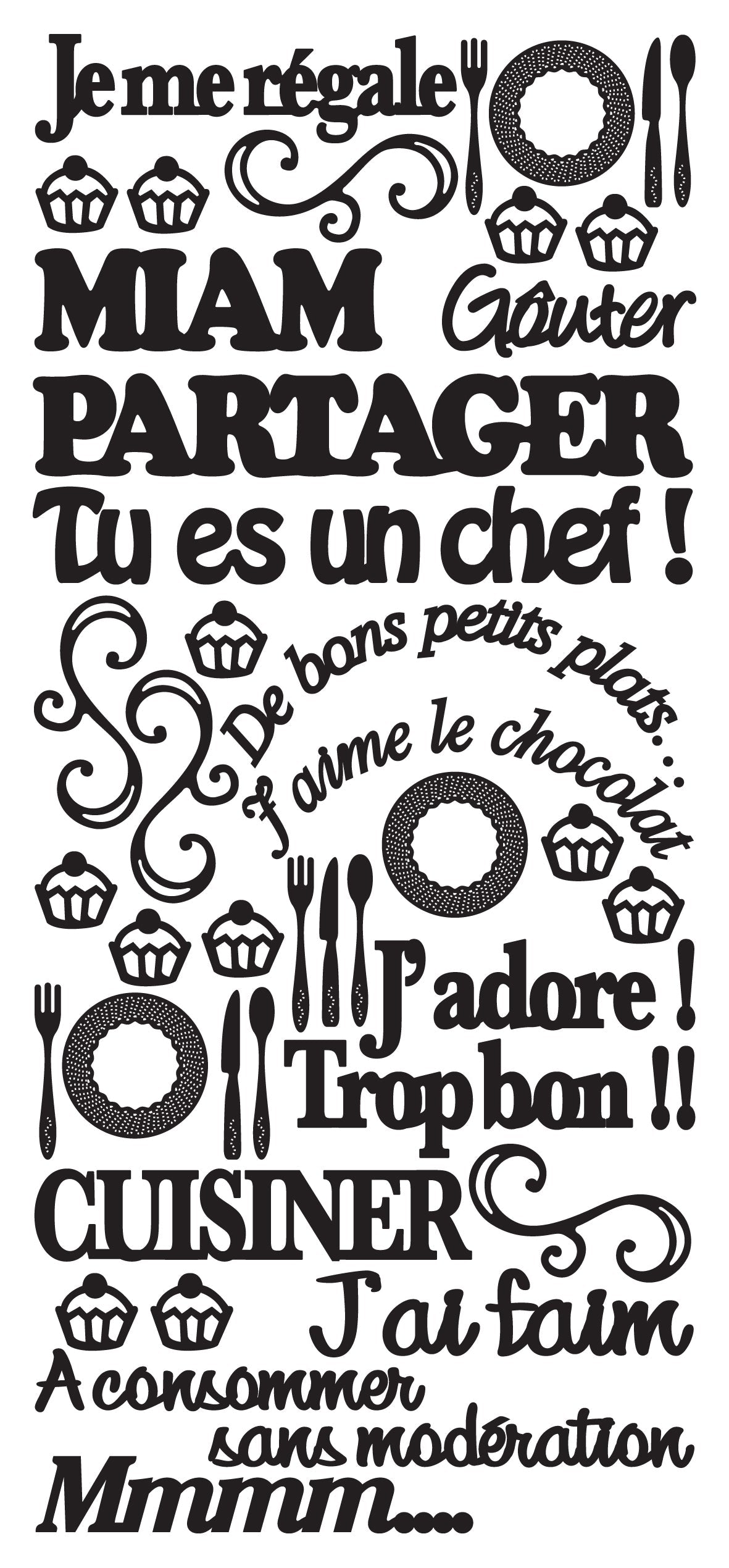 Peel Off Stickers - Je me regale-3