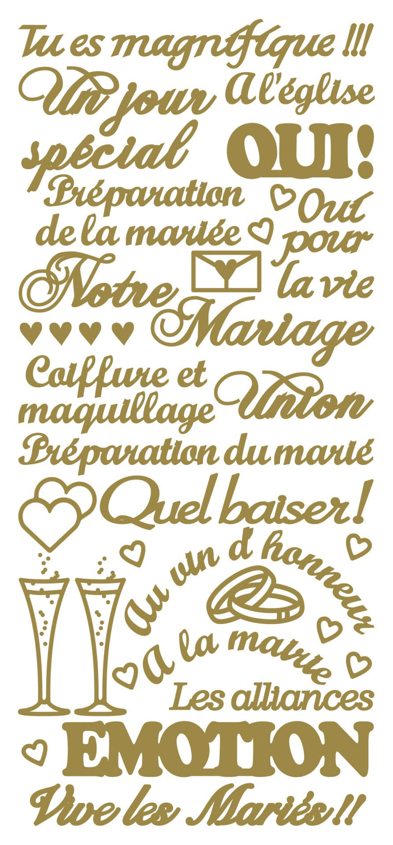 Autocollants à Décoller - Tu es Magnifique-1