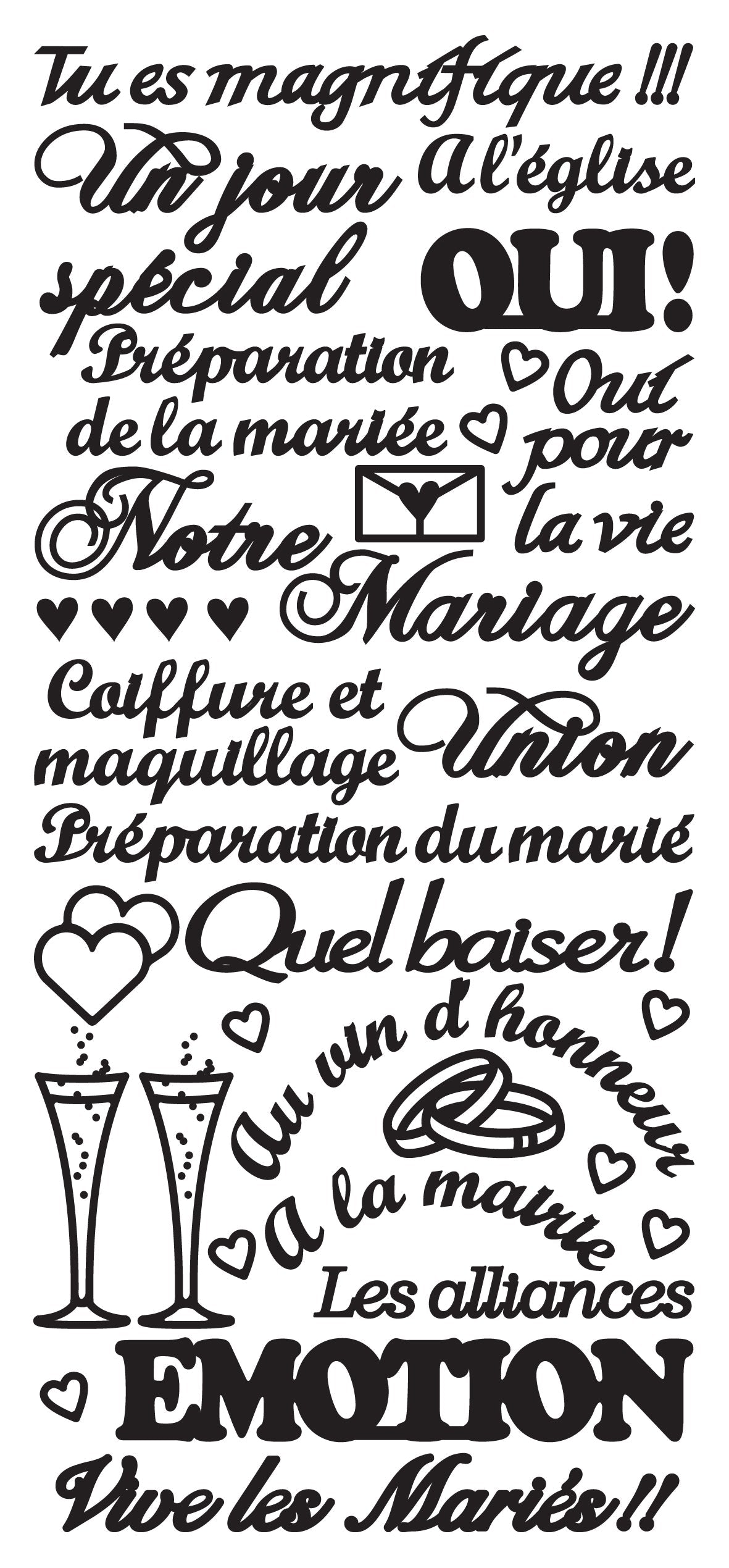 Autocollants à Décoller - Tu es Magnifique-3