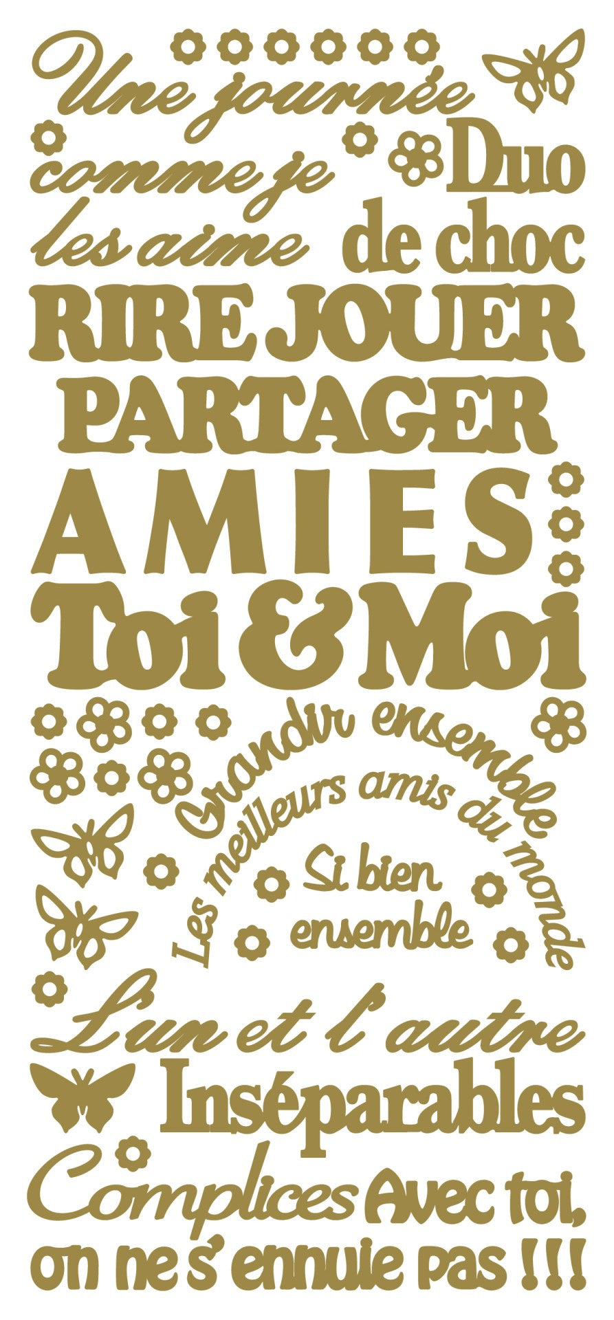 Peel Off Stickers - Toi & Moi-1