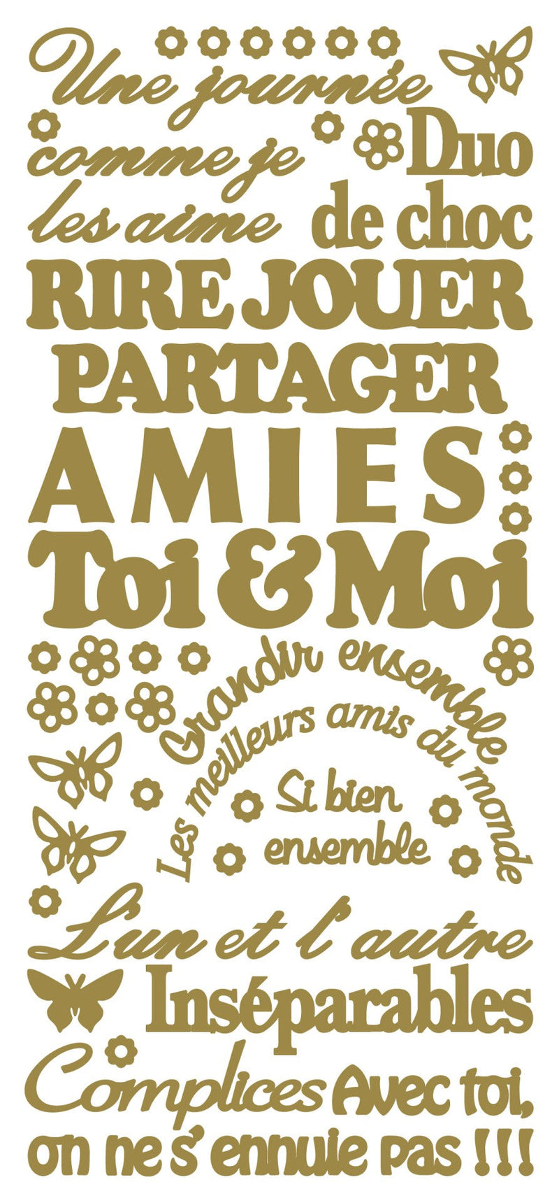Peel Off Stickers - Toi & Moi-1